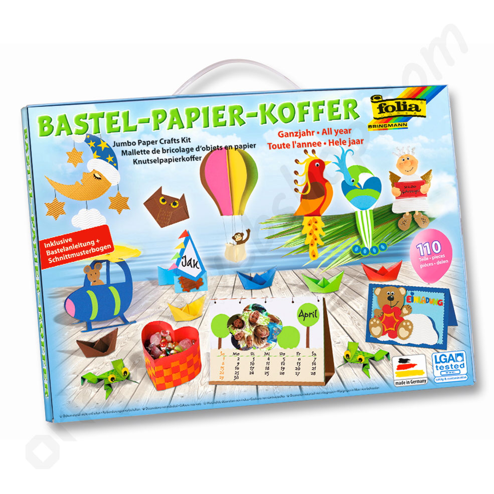 Knutsel Papier Koffer Set De Origami