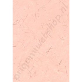 Handgeschept Roze Papier "Mikado" 23 x 33 cm